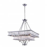 8 Light Chandelier With Chrome Finish