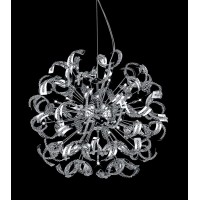 18 Light Chandelier With Chrome Finish