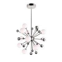 11 Light Chandelier With Polished Nickel Finish