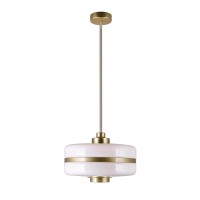 1 Light Down Pendant With Pearl Gold Finish