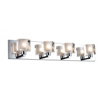 4 Light Wall Sconce With Chrome Finish