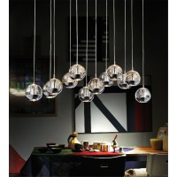 12 Light Multi Light Pendant With Chrome Finish