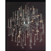 32 Light Chandelier With Chrome Finish