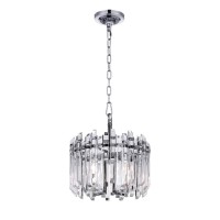 4 Light Chandelier With Chrome Finish