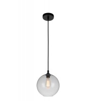 1 Light Down Mini Pendant With Transparent Finish