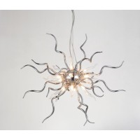 15 Light Chandelier With Chrome Finish