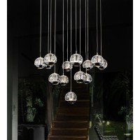 13 Light Multi Light Pendant With Chrome Finish