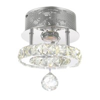 Led Flush Mount With Chrome Finish