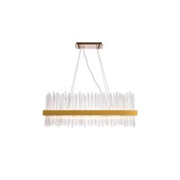 Dallas 20 Light Gold Chandelier Clear Royal Cut Crystal