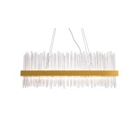 Dallas 20 Light Gold Chandelier Clear Royal Cut Crystal