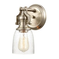 Chadwick 10'' High 1-Light Sconce - Satin Nickel