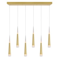 Led Pool Table Light With Satin Gold Finish