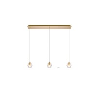 Eren 3 Lights Gold Pendant