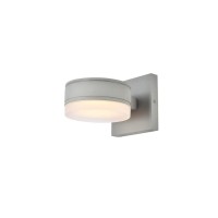 Living District Ldod4013S 60W Raine Integrated Led Wall Sconce Silver