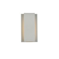 Living District Ldod4033S 170W Raine Integrated Led Wall Sconce Silver