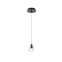 Eren 1 Light Black Pendant