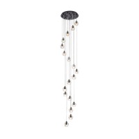 Eren 18 Lights Black Pendant