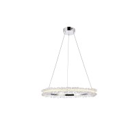 Laurel Led 26 Inch Chrome Pendant