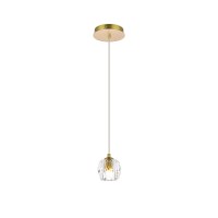 Eren 1 Light Gold Pendant