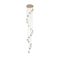 Eren 18 Lights Gold Pendant