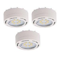 12W 120V Led Undercabinet Light Puck 3 White