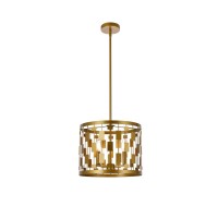 Levante 3 Lights Pendant In Brass