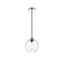 Cashel 8 Inch Chrome Pendant