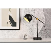 Forrester 1 Light Black Table Lamp