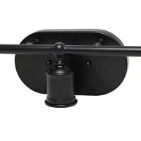 Lalia Home Industrial Metal Bathroom Vanity Light In Matte Black Finish