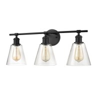 Scone 24'' Wide 3-Light Vanity Light - Matte Black