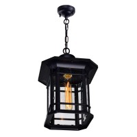 Blackburn 1 Light Outdoor Black Pendant