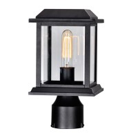 Blackbridge 1 Light Outdoor Black Lantern Head