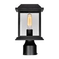 Blackbridge 1 Light Outdoor Black Lantern Head