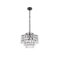 Mila 16 Inch Pendant In Black