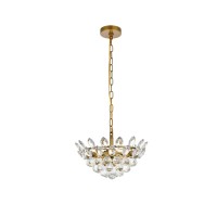 Emilia 14 Inch Pendant In Brass