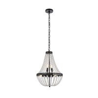 Valeria 14 Inch Pendant In Black