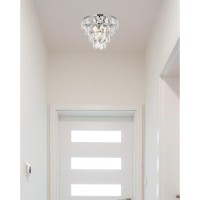 Ella 12 Inch Flush Mount In Chrome