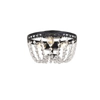 Kylie 10 Inch Flush Mount In Black