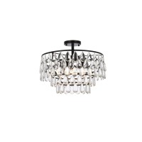 Mila 18 Inch Flush Mount In Black