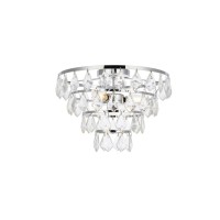 Ella 14 Inch Flush Mount In Chrome