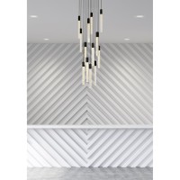 Weston 13 Lights Pendant In Black