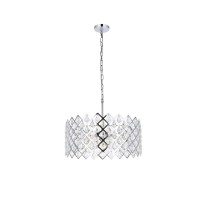 Lyla 21 Inch Pendant In Chrome