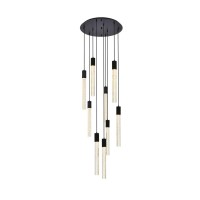 Weston 9 Lights Pendant In Black