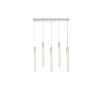 Weston 5 Lights Pendant In Chrome