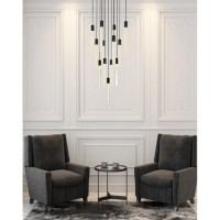 Weston 13 Lights Pendant In Black