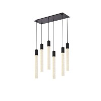 Weston 6 Lights Pendant In Black