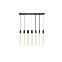 Weston 7 Lights Pendant In Black