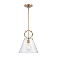 Gabby 11'' Wide 1-Light Mini Pendant - Brass