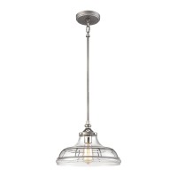 Dunkirk 13'' Wide 1-Light Pendant - Weathered Zinc