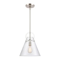 Gabby 11'' Wide 1-Light Mini Pendant - Polished Nickel